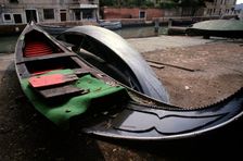 Gondola Boat Shop, Venice. Creator: Tom Artin