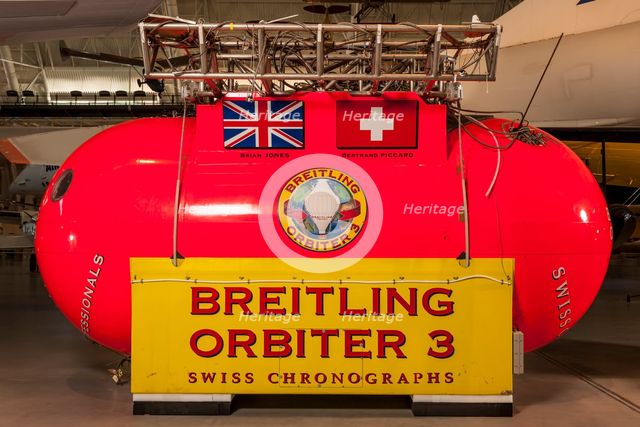 Gondola, Breitling Orbiter 3, 1990s. Creator: Cameron Balloons.