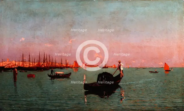 Gondola in the Lagoon, 1881.