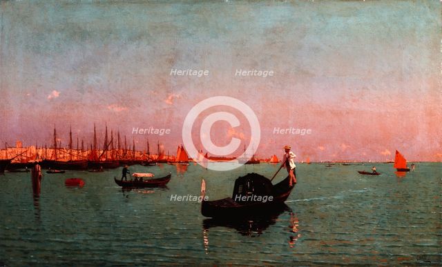 Gondola in the Lagoon, 1881.
