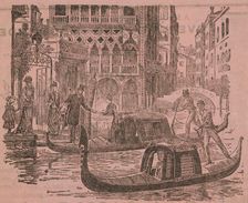 Gondolas, c1891. Creator: Unknown