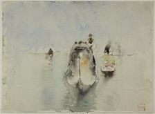 Gondolas, Grand Canal, Venice, n.d. Creator: Robert Frederick Blum