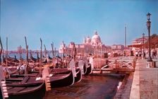 Gondolas, Venice, Italy, c1955. Creator: Arthur Charles Kirby Ware