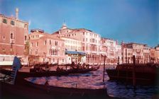 Gondolas, Venice, Italy, c1955. Creator: Arthur Charles Kirby Ware