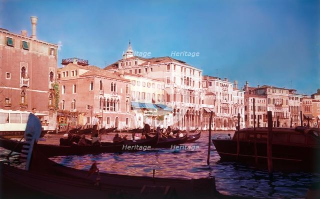 Gondolas, Venice, Italy, c1955.  Creator: Arthur Charles Kirby Ware.