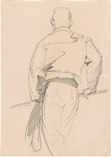 Gondolier, Venice, 1912. Creator: John Singer Sargent