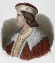 Gonzalo Fernández de Cordoba, (1453-1515), called "El Gran Capitan" . Spanish general, 1867. Creator: Eusebio de Letre
