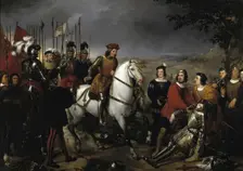 Gonzalo Fernández de Córdoba at the Battle of Cerignola, 1835. Creator: Federico de Madrazo y Kuntz