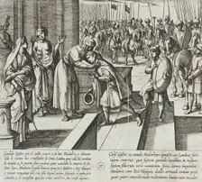Gonzalo Gustos Recognizes His Son by Means of the Ring..., 1612. Creator: Antonio Tempesta