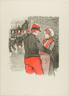 Good Taste, published September 15, 1895. Creator: Theophile Alexandre Steinlen