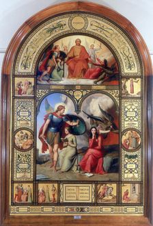 Good and Evil 19th century. Artist: Andre Jacques Victor Orsel