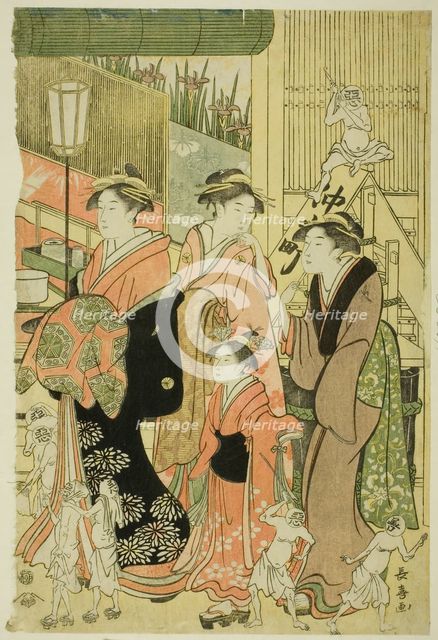 Good and Evil Influences (Zendama akudama), c. 1795. Creator: Eishosai Choki.