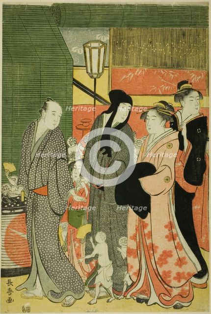 Good and Evil Influences (Zendama akudama), c. 1795. Creator: Eishosai Choki.