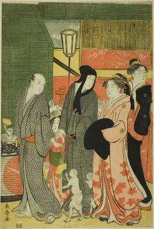 Good and Evil Influences (Zendama akudama), c. 1795. Creator: Eishosai Choki