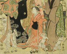 Good and Evil Influences (Zendama akudama), c. 1795. Creator: Eishosai Choki