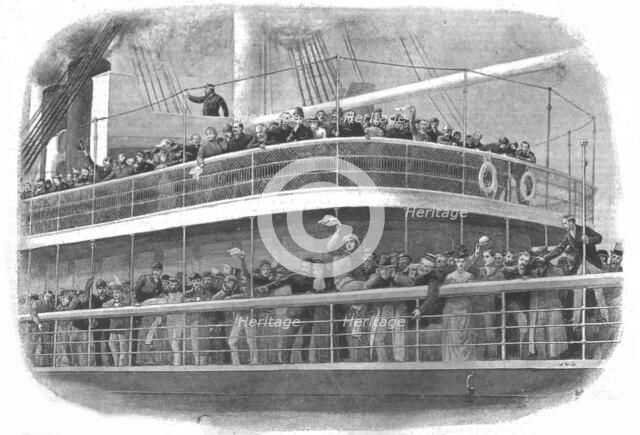 ''Good-bye! A P&O Ship leaving for Australia', 1890. Creator: Unknown.