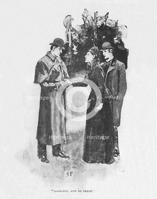 'Good-Bye, And Be Brave', 1892. Artist: Sidney E Paget.