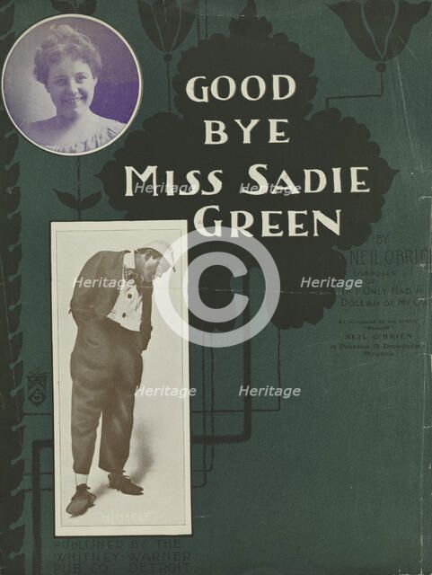 'Good bye Miss Sadie Green', 1901. Creator: Unknown.