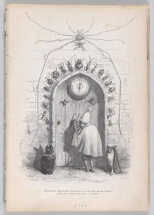 Good evening then, my friend Lecteur... from Scenes from the Private and Publique L..., ca. 1837-47. Creator: Louis-Henri Brevière