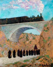 Good Friday in Castile, 1904. Artist: Regoyos y Valdés, Darío de (1857-1913)