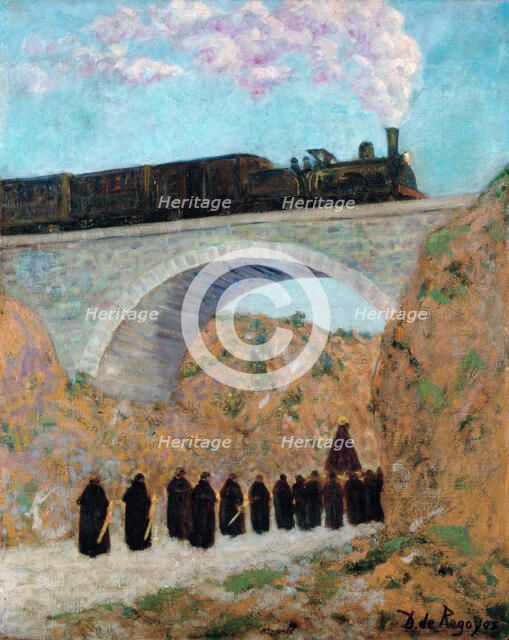 Good Friday in Castile, 1904. Artist: Regoyos y Valdés, Darío de (1857-1913)
