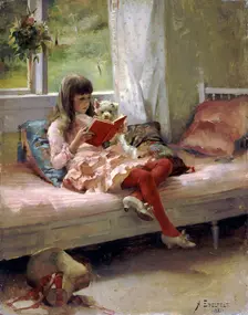 Good Friends 1881. Creator: Edelfelt, Albert Gustaf Aristides (1854-1905)