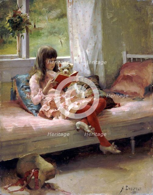 Good Friends', 1881. Creator: Edelfelt, Albert Gustaf Aristides (1854-1905).