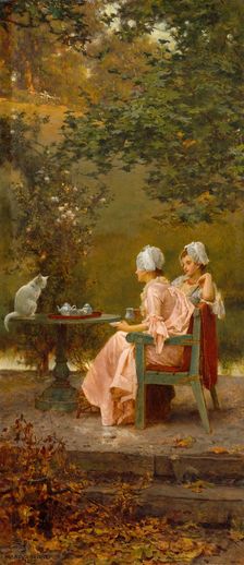 Good Friends, 1887. Creator: Marcus Stone
