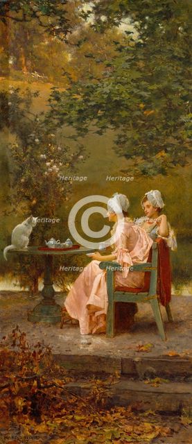 Good Friends, 1887. Creator: Marcus Stone.