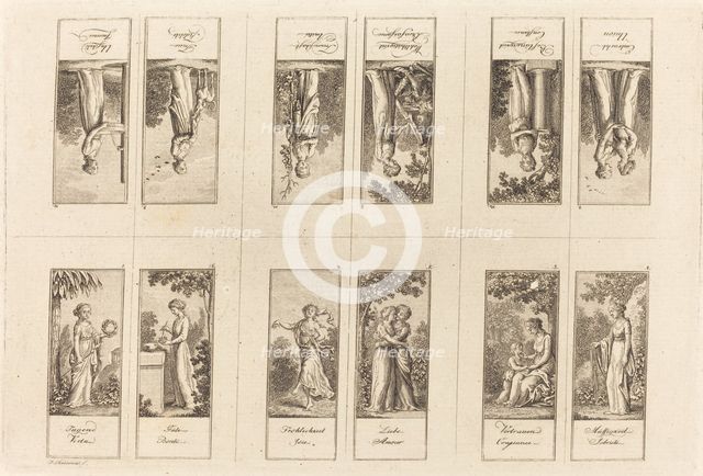 Good Human Qualities, 1789. Creator: Daniel Nikolaus Chodowiecki.