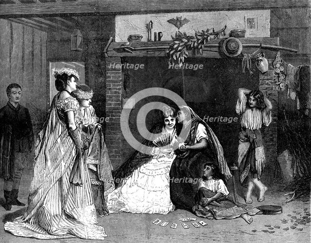 "Good Luck", by C. Baugniet, in the International Exhibition, 1871. Creator: William Hollidge.
