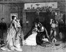 "Good Luck", by C. Baugniet, in the International Exhibition, 1871. Creator: William Hollidge