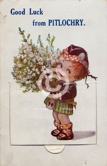 Good Luck from Pitlochry, 1930s. Creator: Unknown.