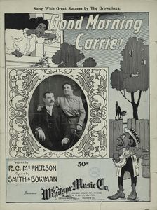 Good morning Carrie! 1901. Creator: Unknown