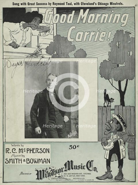 'Good morning Carrie!', 1901. Creators: Unknown, Bushnell.