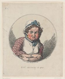 Good Morning To You, November 1, 1799., November 1, 1799. Creator: Thomas Rowlandson
