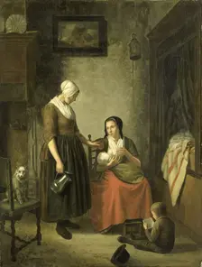 Good Neighbors 1780-1810. Creator: Johannes Christiaan Janson