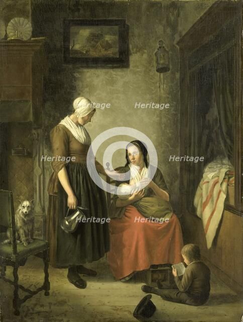 'Good Neighbors', 1780-1810. Creator: Johannes Christiaan Janson.