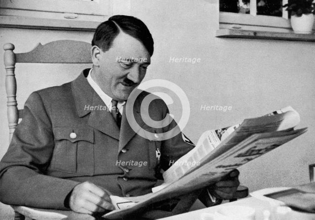 'Good news', 1936. Artist: Unknown