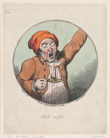 Good Night, November 1, 1799., November 1, 1799. Creator: Thomas Rowlandson