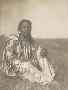 Good Stab, 1910. Creator: Edward Sheriff Curtis