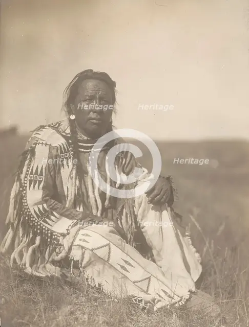 Good Stab, 1910. Creator: Edward Sheriff Curtis.