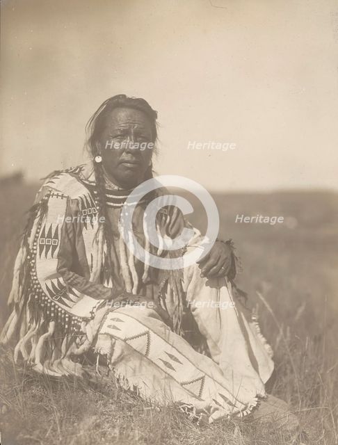 Good Stab, 1910. Creator: Edward Sheriff Curtis.