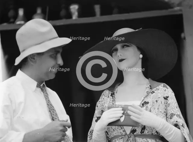 Goodall, Yette and Ludig Stern, portrait photograph, 1927 Creator: Arnold Genthe.