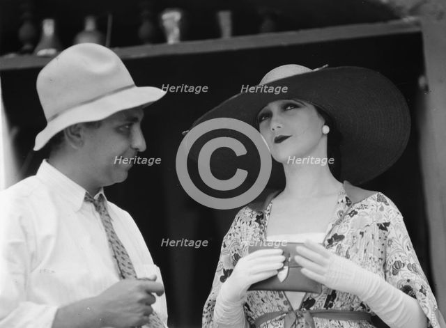 Goodall, Yette and Ludig Stern, portrait photograph, 1927 Creator: Arnold Genthe.
