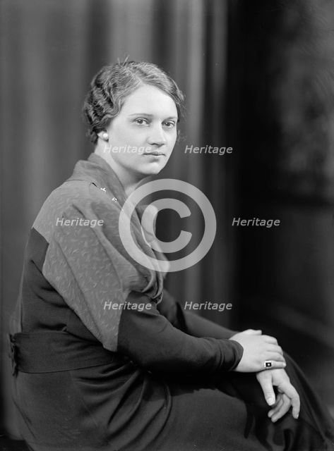 Goodall, Doris - Portrait, 1933. Creator: Harris & Ewing.