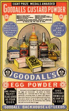 Goodall’s Custard & Egg Powder, 19th century