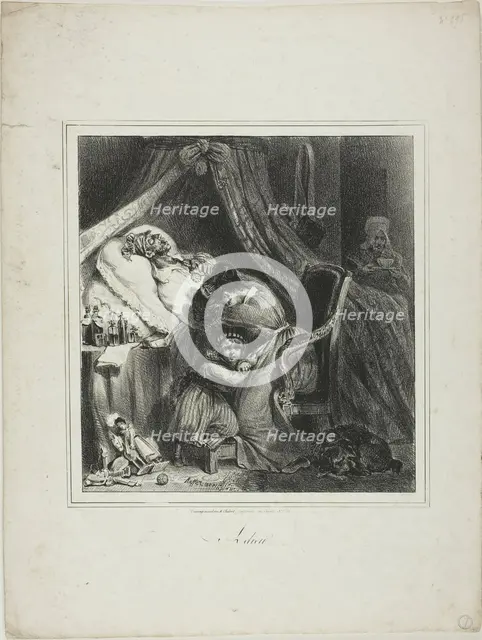 Goodbye, 1827. Creator: Auguste Raffet.