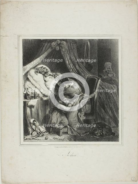 Goodbye, 1827. Creator: Auguste Raffet.