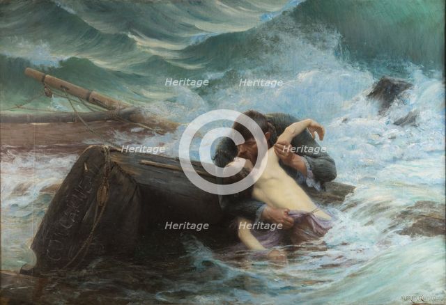 Goodbye!, 1892. Creator: Guillou, Alfred (1844-1926).
